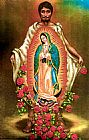 Lady Paintings - Our Lady of Guadalupe by Unknown Artist